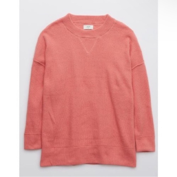 NWT Cozy Up Oversized Ribbed Oversized Plush Crewneck Sweater - Picture 3 of 11